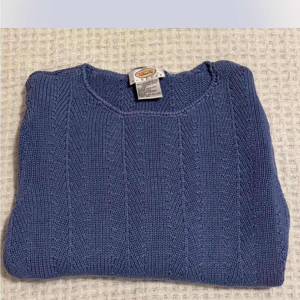 Talbots Periwinkle Knit Top